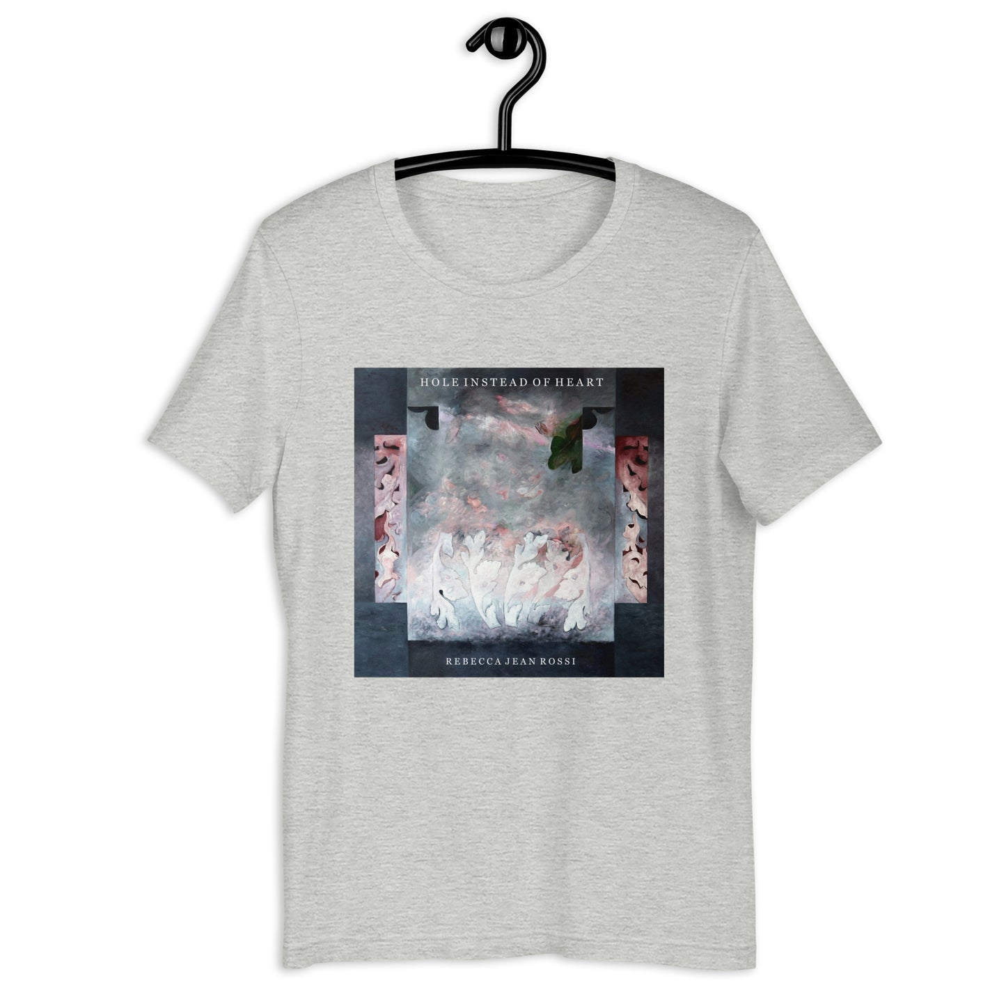 Unisex t-shirt "Hole Instead of Heart" album art by Greg Rossi
