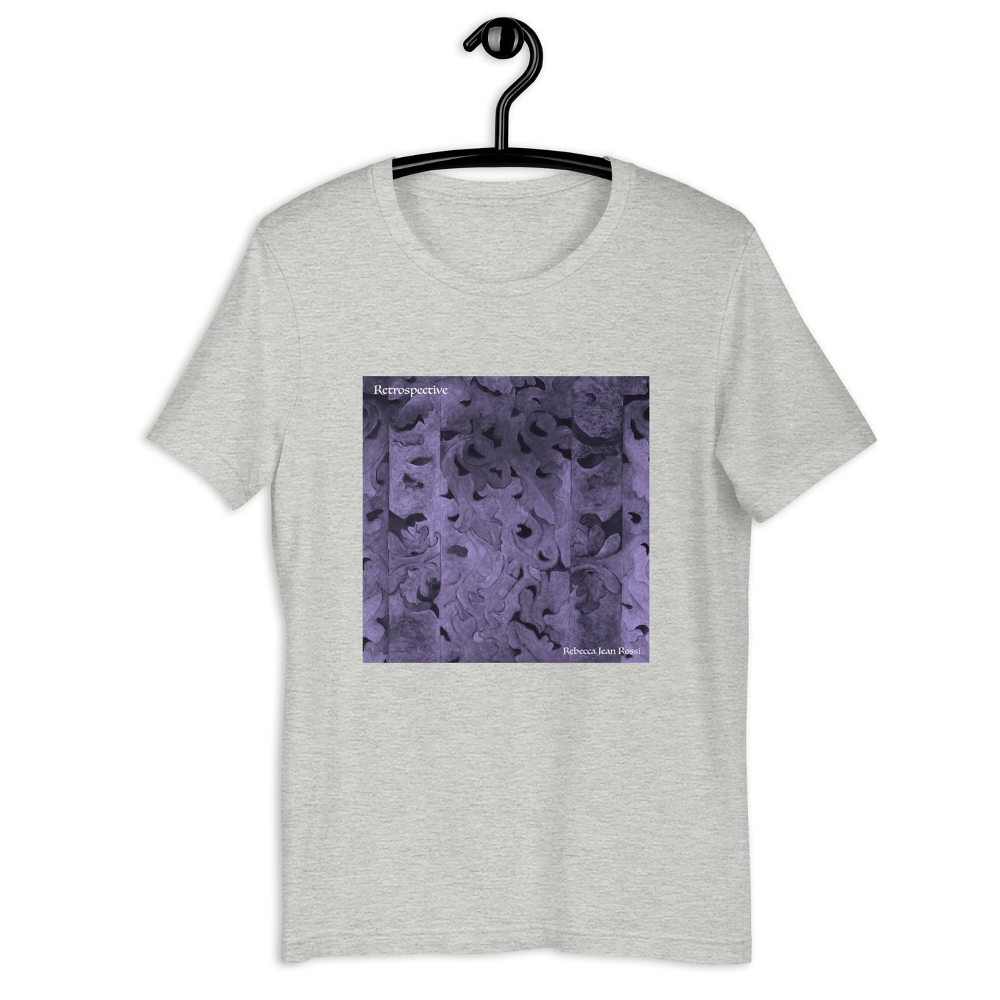 Unisex t-shirt, "Retrospective" art work by Greg Rossi
