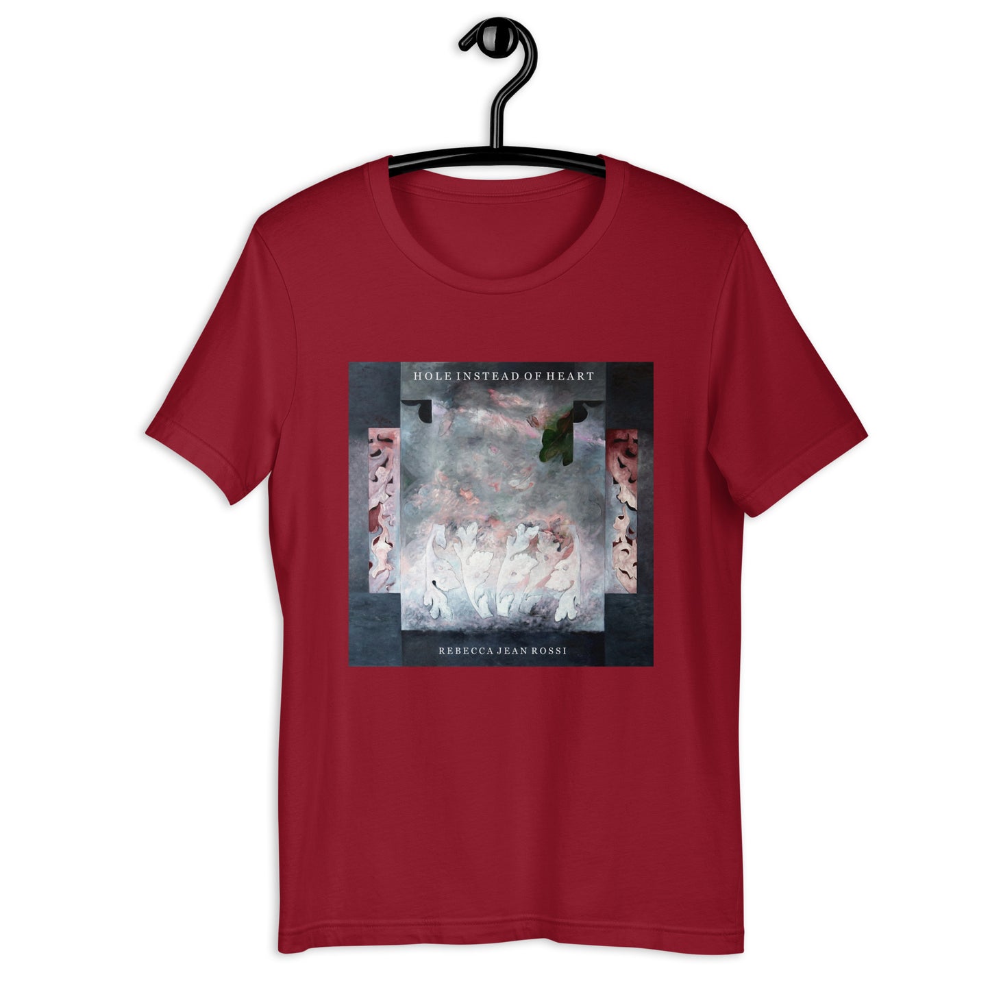 Unisex t-shirt "Hole Instead of Heart" album art by Greg Rossi