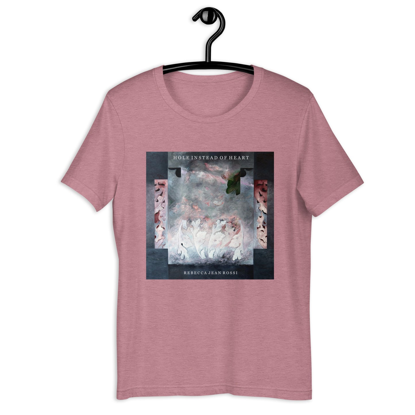 Unisex t-shirt "Hole Instead of Heart" album art by Greg Rossi