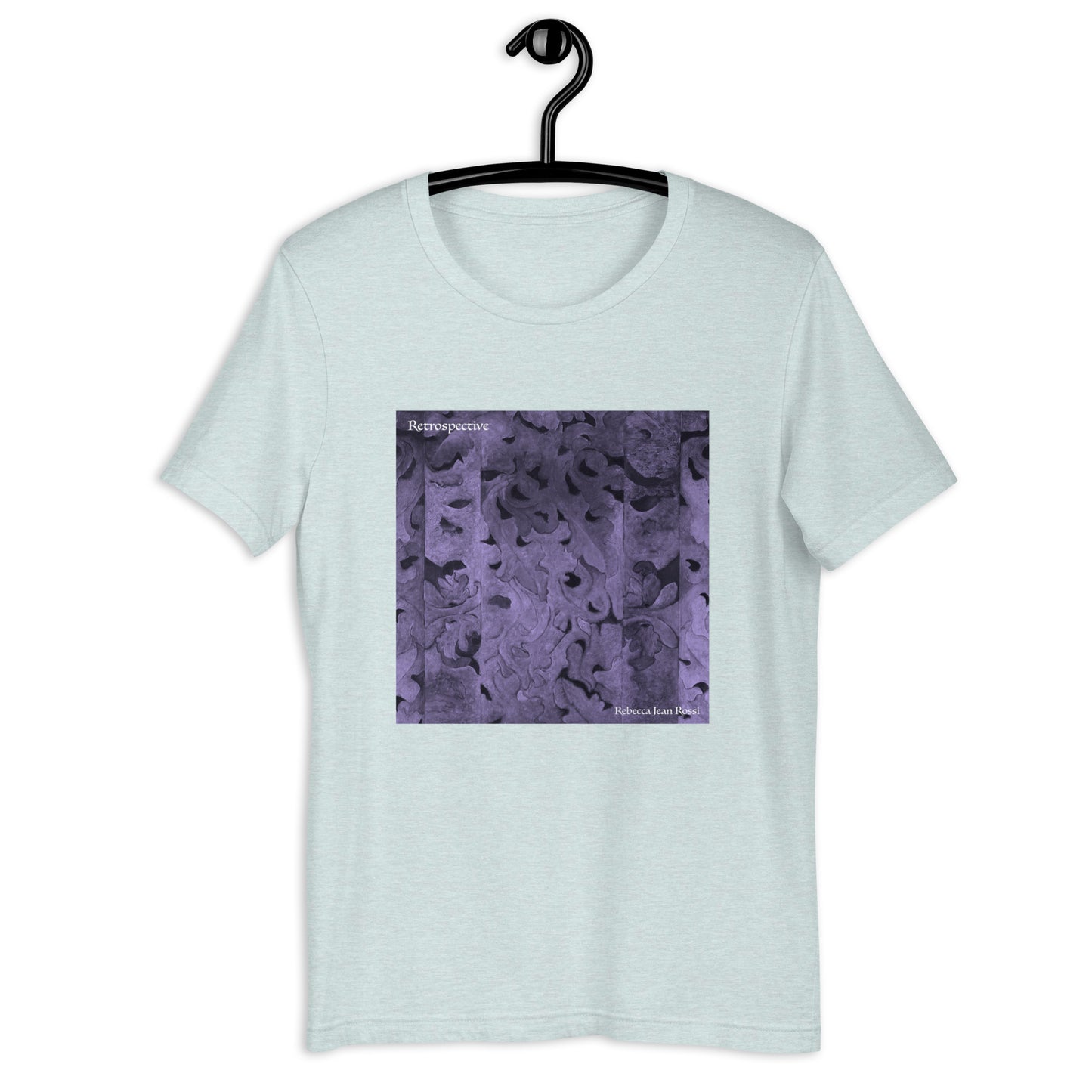 Unisex t-shirt, "Retrospective" art work by Greg Rossi
