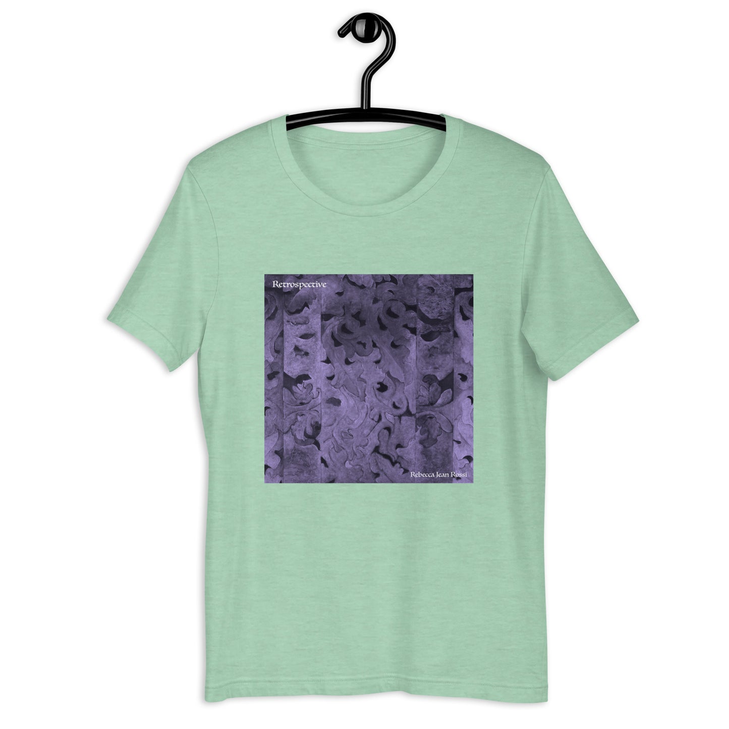 Unisex t-shirt, "Retrospective" art work by Greg Rossi