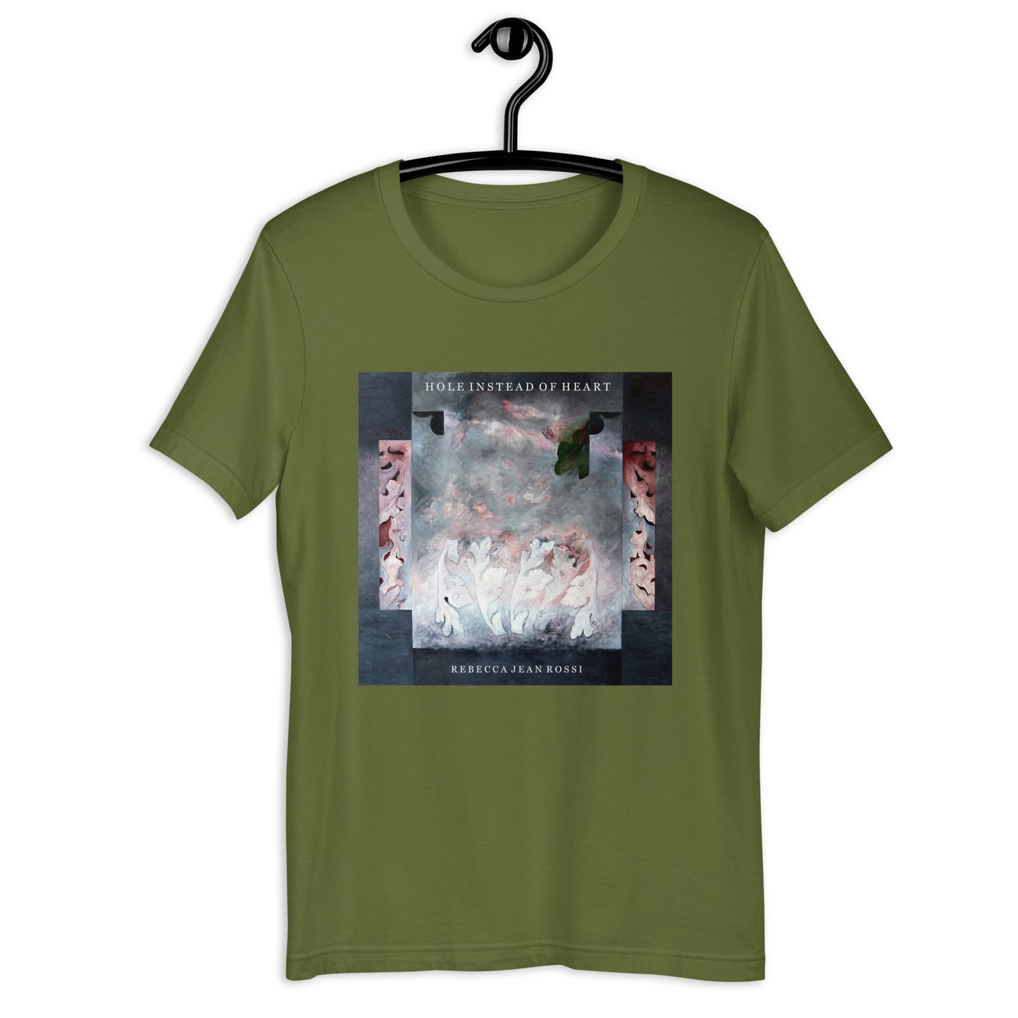 Unisex t-shirt "Hole Instead of Heart" album art by Greg Rossi