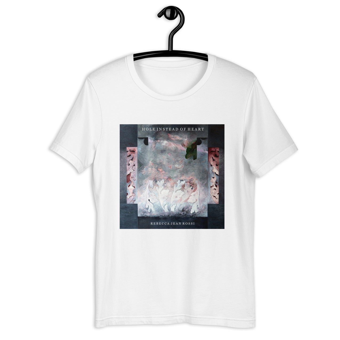 Unisex t-shirt "Hole Instead of Heart" album art by Greg Rossi