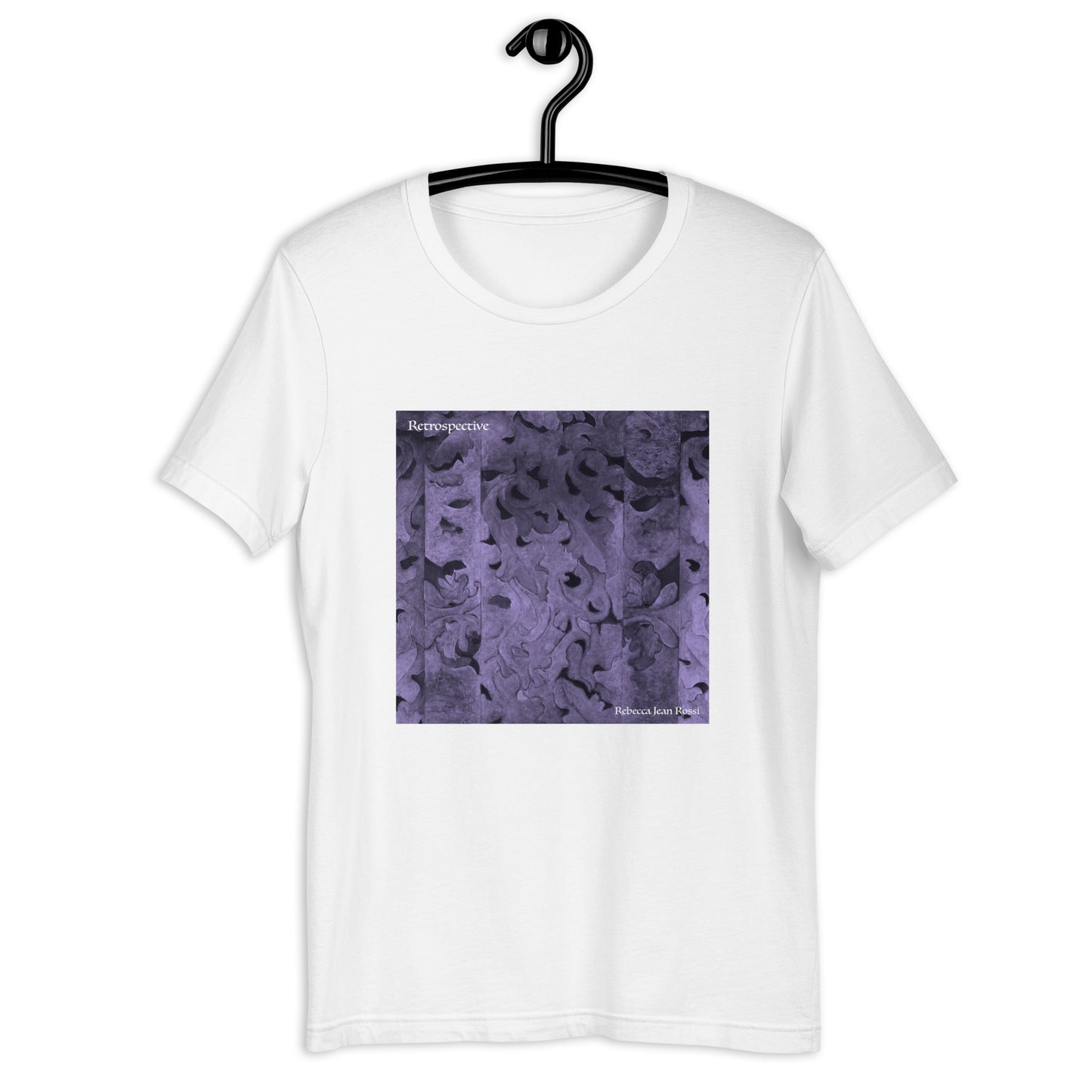 Unisex t-shirt, "Retrospective" art work by Greg Rossi
