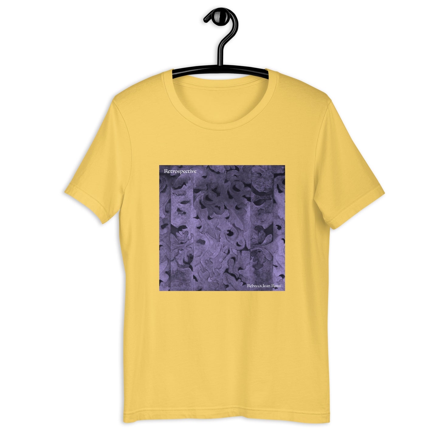 Unisex t-shirt, "Retrospective" art work by Greg Rossi
