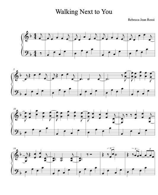 Walking Next to You Sheet Music (Digital Download)